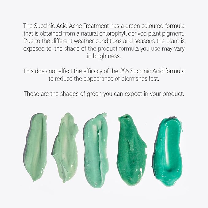The INKEY List Succinic Acid Treatment 15ml, Clears Blemishes, Acne Treatment, Vegan Friendly, Suitable For All Skin Types