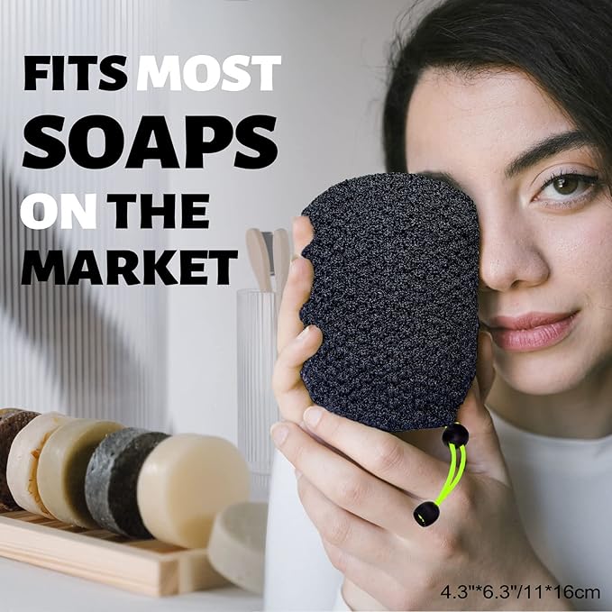 MIG4U Exfoliating Soap Bag for Shower