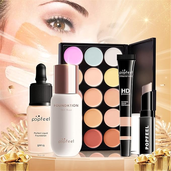 All-in-One Makeup Gift Set Travel Makeup Kit Complete