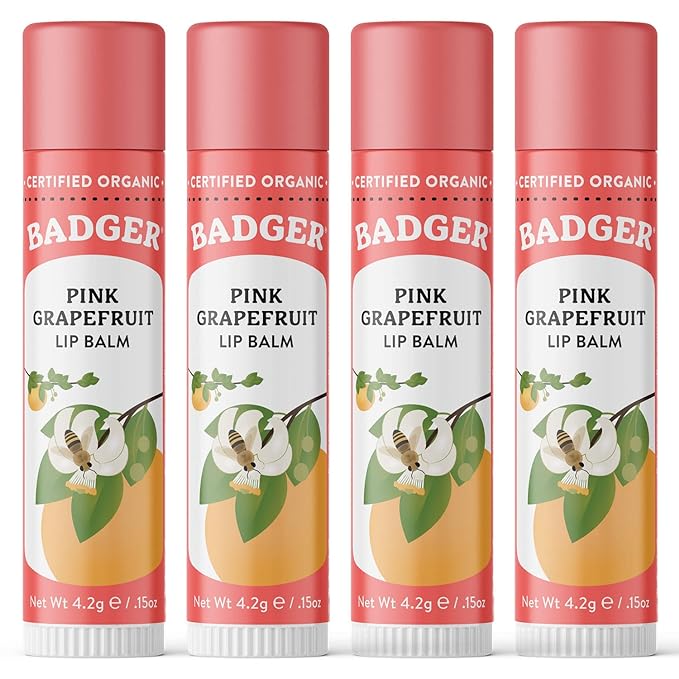 Badger - Classic Lip Balm, Pink