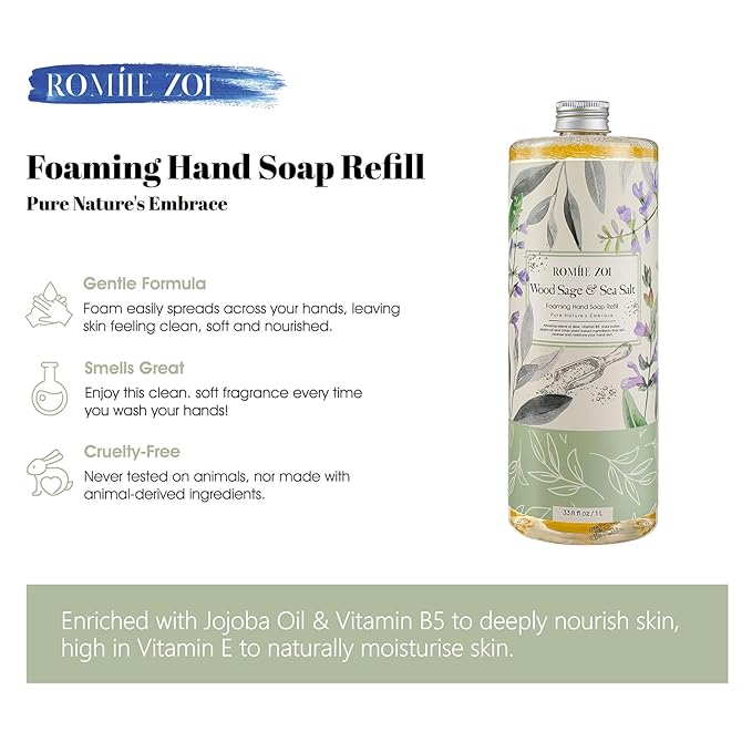 Foaming Hand Soap Refill, Wood Sage