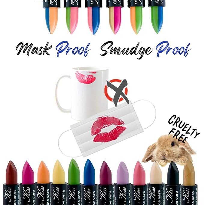 Magic Kiss Pack of 12 Color Changing Aloe Magic