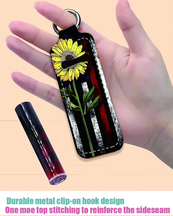 Chapstick Holder Keychain Holder Neoprene Lip Balm Lipstick