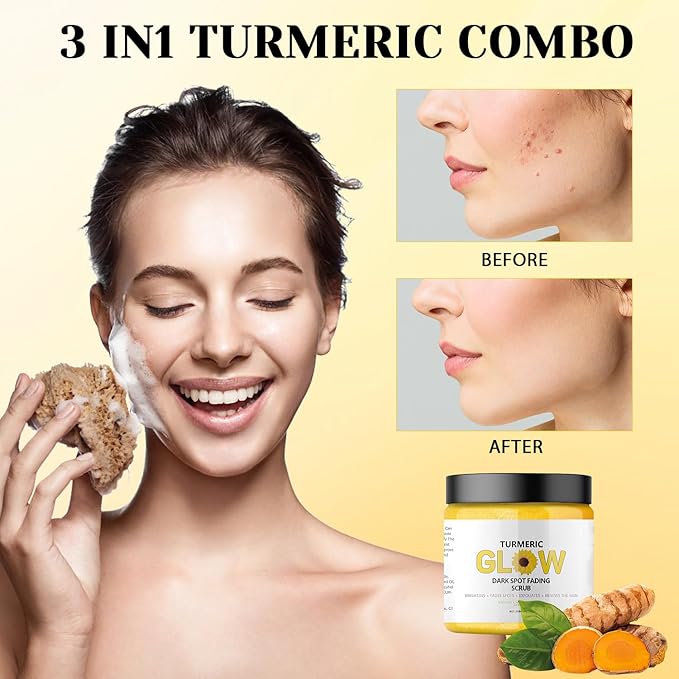 Glow Combo Skincare Set,3 In 1 Glowing