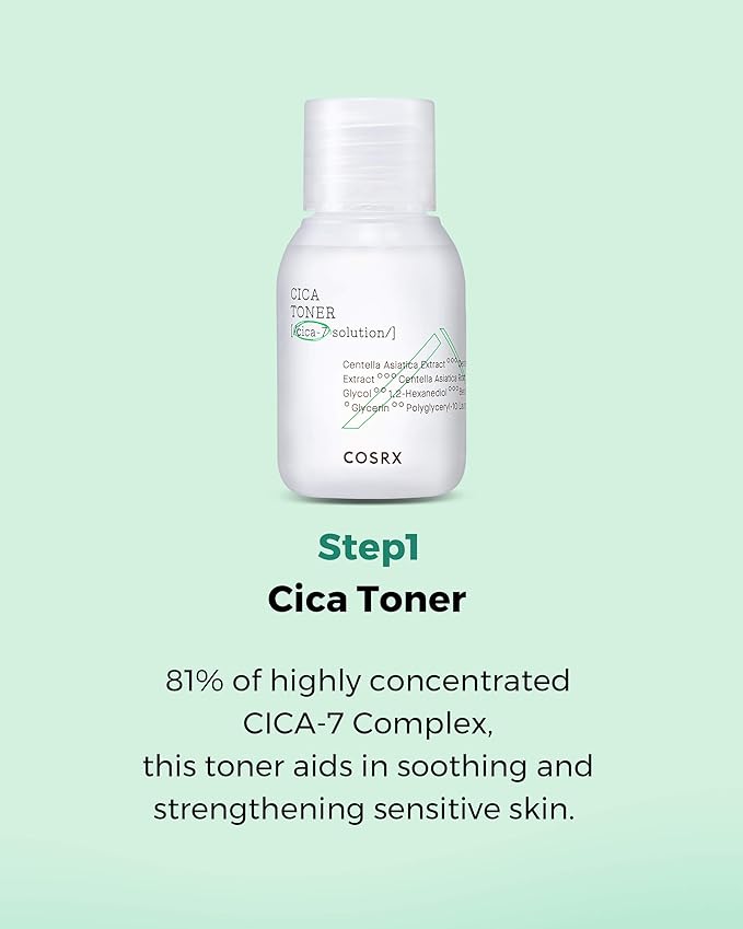 COSRX CICA Relief Kit | Toner, Moisturizing