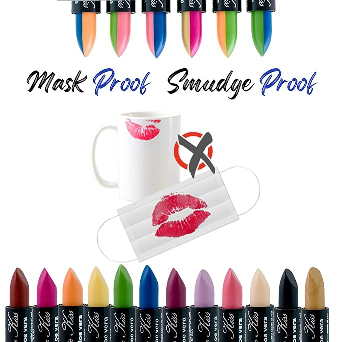 Magic Kiss Pack of 12 Color Changing Aloe Magic