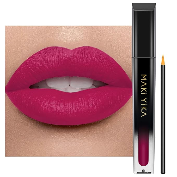 MAKI YIKA Rose Pink Lipstick for Women Color Lipstick