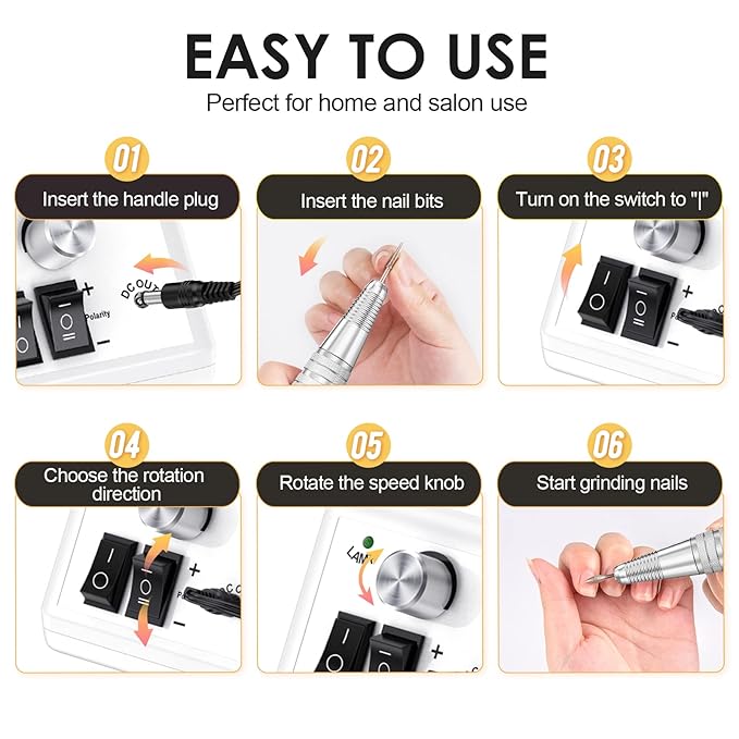 Subay 30,000rpm efile nail drill