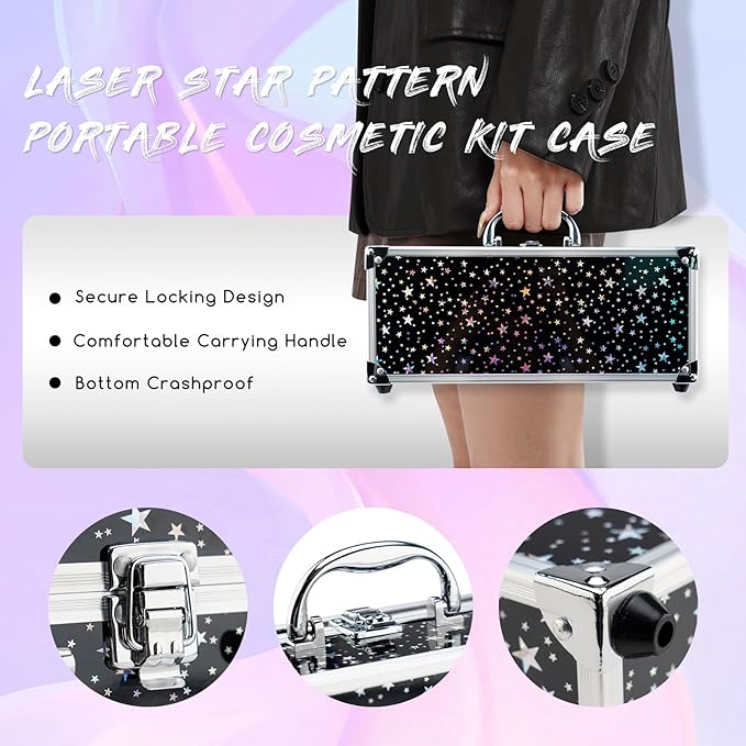 Color Nymph Beginners Makeup Kit With Train Case