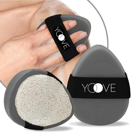 Yoove Bamboo Charcoal Soap with Scrubber,