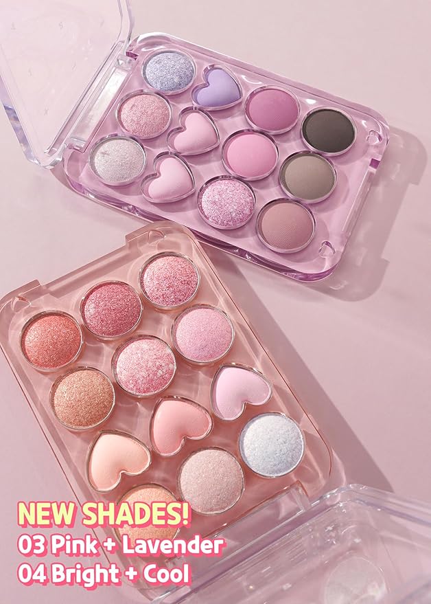 COLORGRAM Pin Point Eyeshadow Palette 04 Bright+Cool |