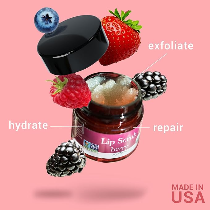 Organic Lip Scrub Berry - Lip