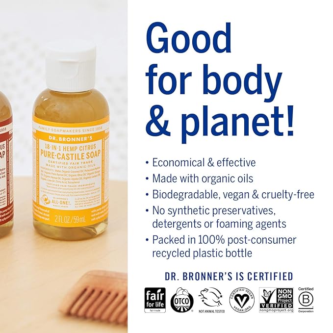 Dr. Bronner's - Pure-Castile Liquid Soap