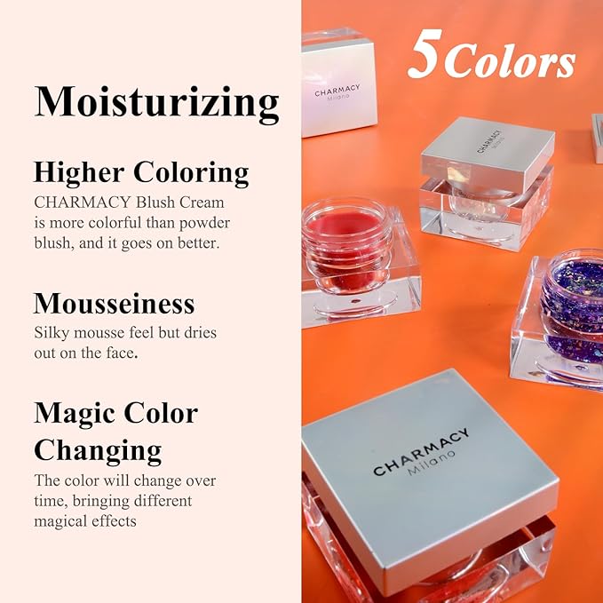 CHARMACY Magic Color Lip & Cheek Balm, PH HEART (#03)