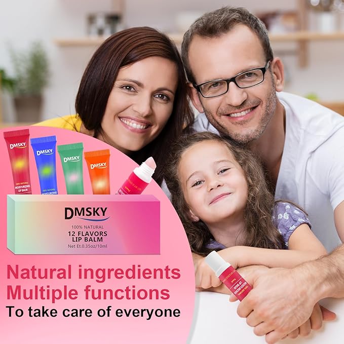 Dmsky Lip Gloss Set 24 Pack, Hydrating Squeeze Gloss