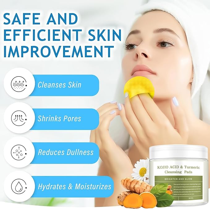 Turmeric kojic cleansing pads, 60