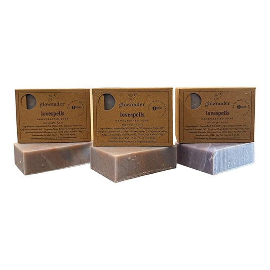 3 Pack Lovespells Handmade Organic Bar