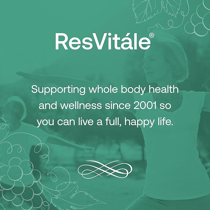 ResVitále Collagen Enhance - Beauty Supplement with Hyaluronic Acid & Resveratrol - 60 Capsules