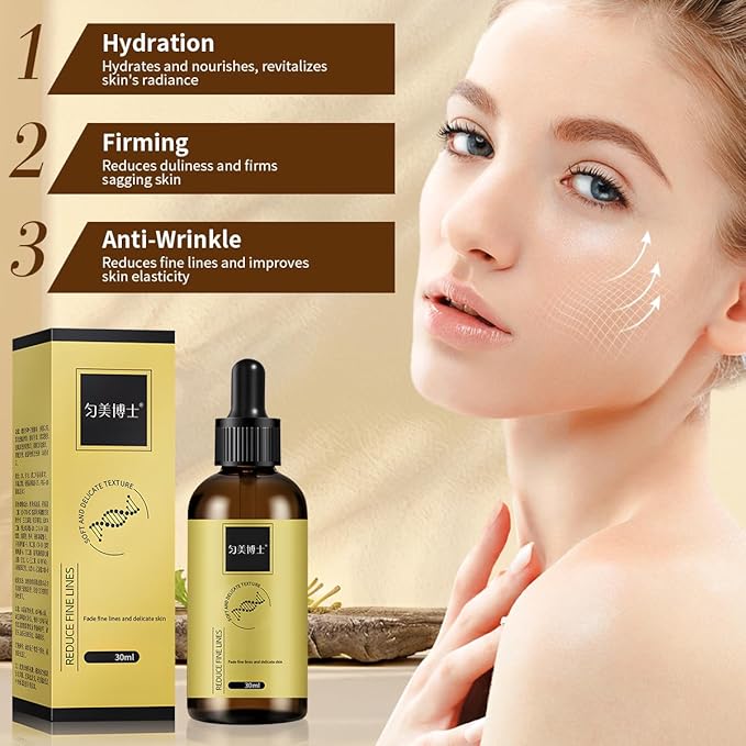 Anti-wrinkle Firming Serum,Anti-Aging & Wrinkles Lifting & Firming Essence for All Skin Types,Hydrate & Moisturize,Reduce Fine Lines (3Pcs)