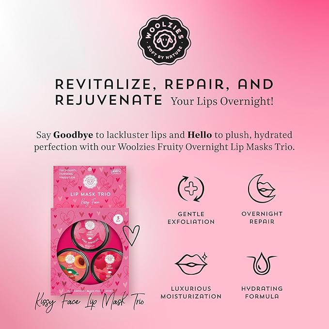 Overnight Lip Sleeping Masks Trio - Lips