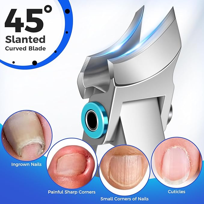 Toenail clippers for thick toenails