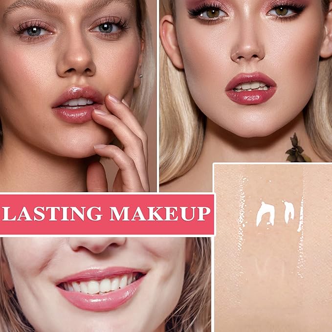 Lip Plumper Lip Gloss 2Pcs,Moisturizing Lip Wrinkles