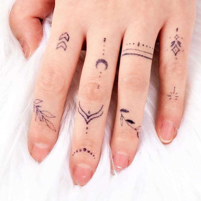 2sheets Semi Permanent Tattoo Temporary Tattoos Adult Women Fake Tattoos