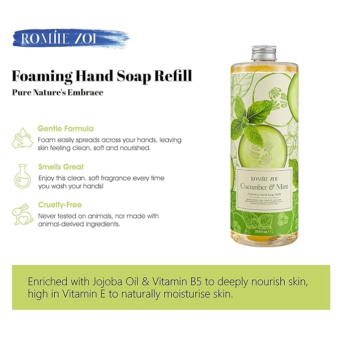 Foaming Hand Soap Refill, Cucumber &