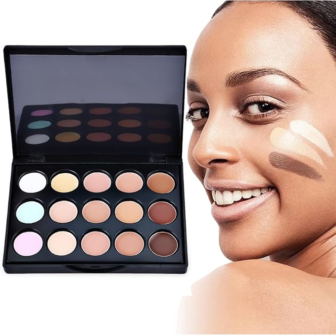 15 Colour Makeup Contour Palette Cream Kit,
