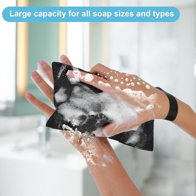 4pcs Soap Saver Bag,Soap Pouch,Soap Bags
