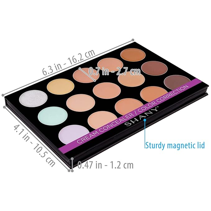 SHANY Cream Concealer/Camouflage Color Correcting Palette - Layer