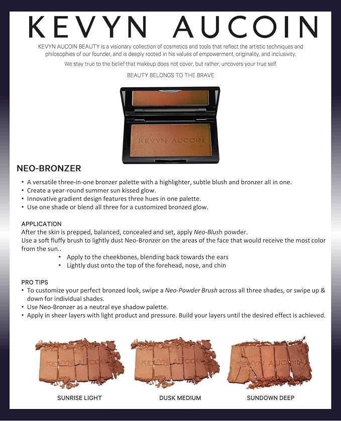 Kevyn Aucoin The Neo-Bronzer, Dusk Medium: 3 in