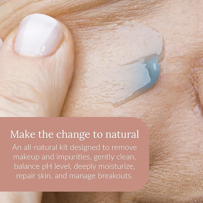 Bambu Earth Natural Skincare Starter Kit, Cleansing