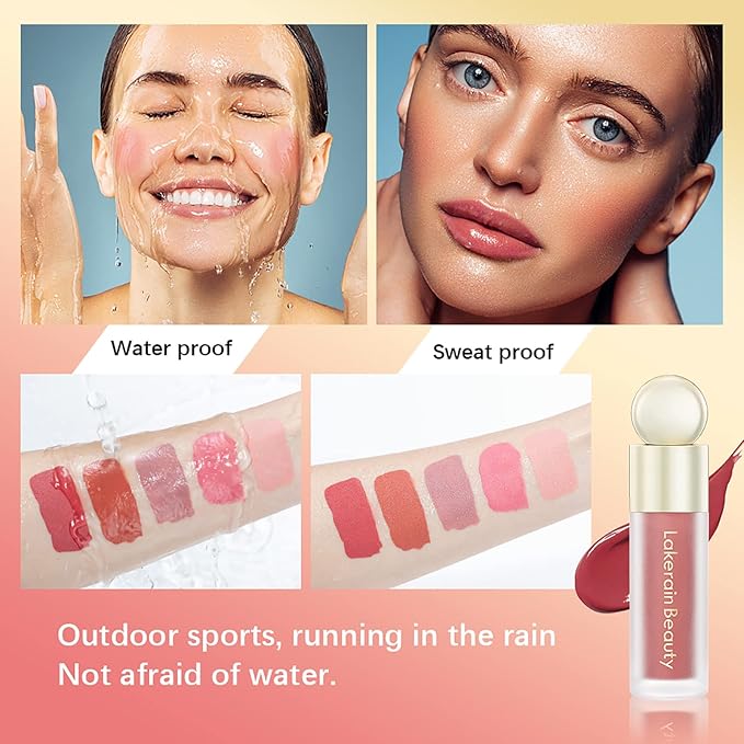 Liquid Blush, Soft Cream Liquid Blush for Cheeks, Everyday Wear(03#)