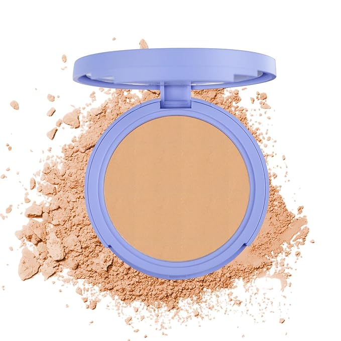Oil Control Face Powder, Matte Smooth Setting Powder, (Pure Beige)