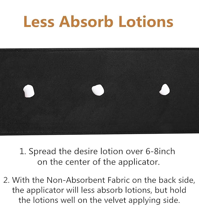 Sun Laboratories By Giesee Back Tanning Applicators - Self Tanner Back Applicator Kit with Mitt - Ideal for Even Sunless Tanning and Smooth Application