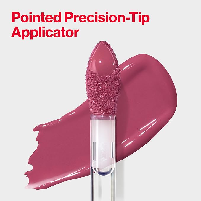 Revlon Liquid Lipstick, Face Makeup, ColorStay Satin Ink, Longwear Rich Lip Colors, Formulated with Black Currant Seed Oil, 010 Your Majesty, 0.17 Fl Oz