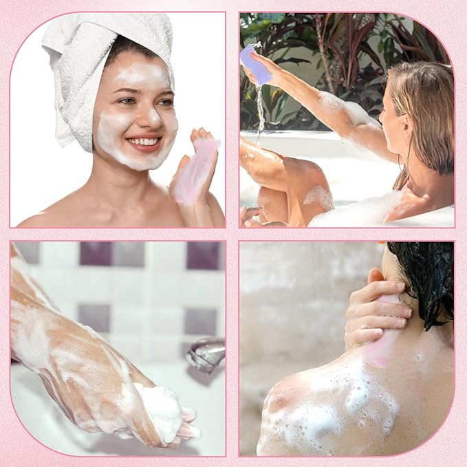 6Pcs Exfoliating Mesh Soap Bar Soap