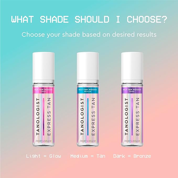 Tanologist Express Self Tan Mousse, Dark - Hydrating Sunless Tanning Foam, Vegan and Cruelty Free - 6.76 Fl Oz