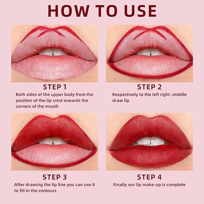 Lip Stain Marker, Matte Natural Nude Brown Liquid Hydrating