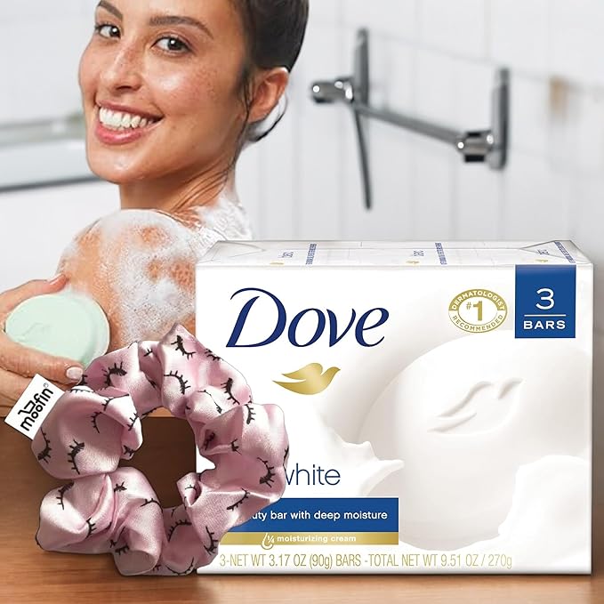 Dove Beauty Bar Soap, 3 Bars