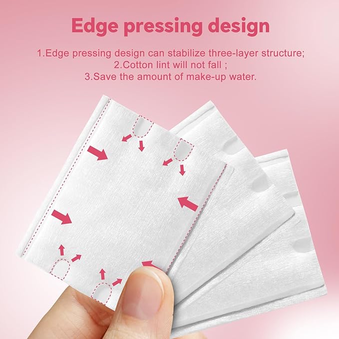 475 pcs square makeup cotton