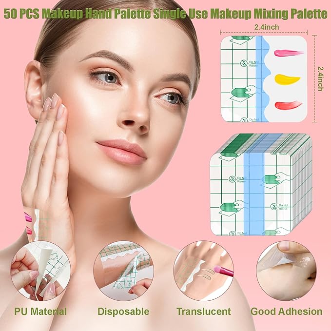 Makeup Mixing Palette Set, Makeup Hand Palette Single