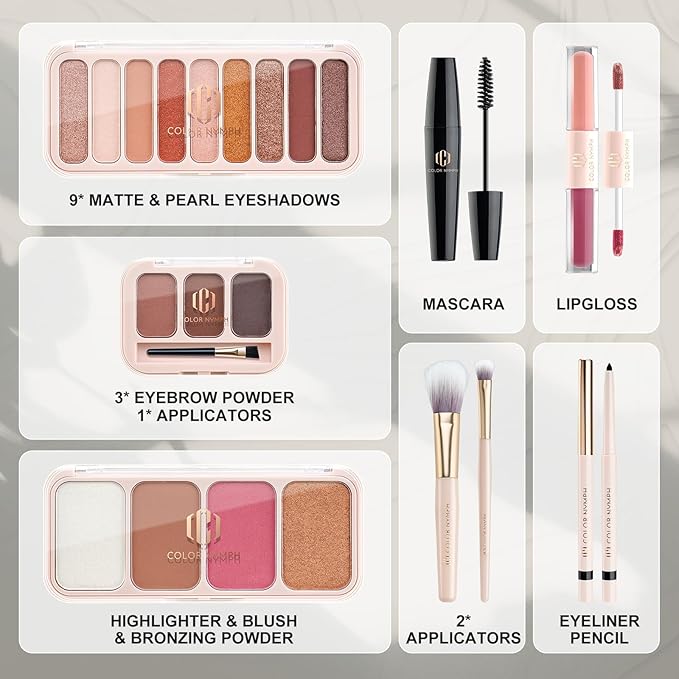 Color Nymph Makeup Kit for Women, Makeup Gift