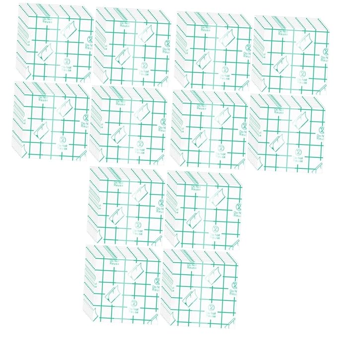 500 Pieces Makeup Hand Palette,Disposable Adhesive Makeup Mixing