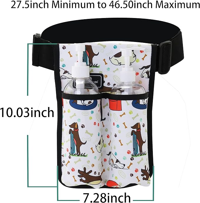 Massage Bottle Bag Massage Oil Bag Massage Therapist Holster Massage Lotion Holster Massage Oil Holster (YR-2KD-XiaoGou)