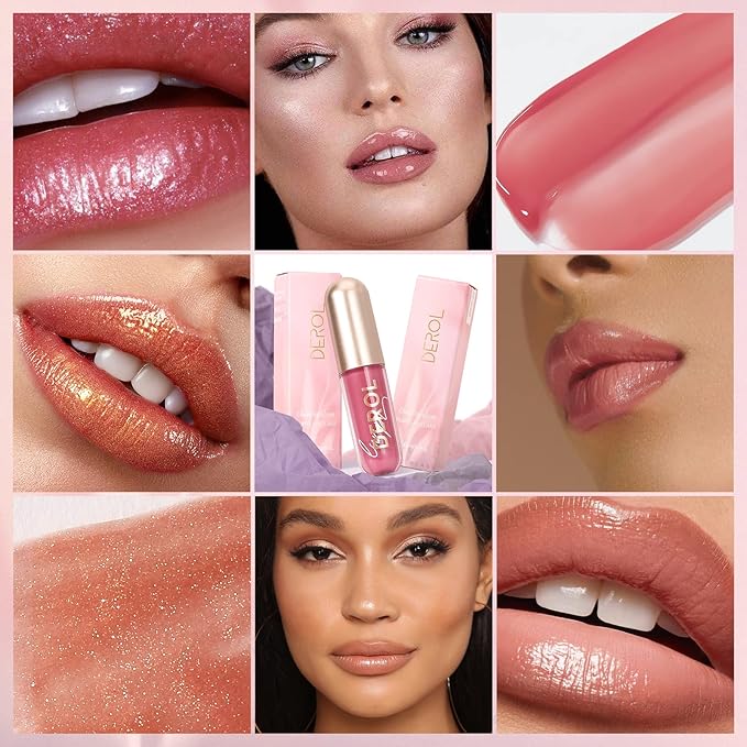 Lip Plumping Lip Gloss,Lip Plumper, Hydrating,