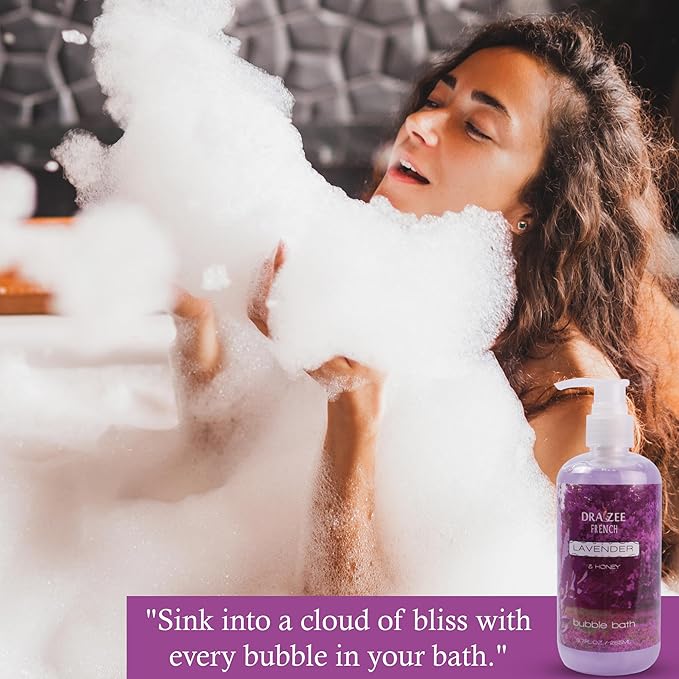 Draizee Mothers Day Gifts for Mom- Spa Gift Baskets for Women, 8 Pcs Luxury Lavender Scented Heel Shoe Design Bath and Body Spa Set, Body Care Set for Her-Self Care Package for Women, Presents for Mom