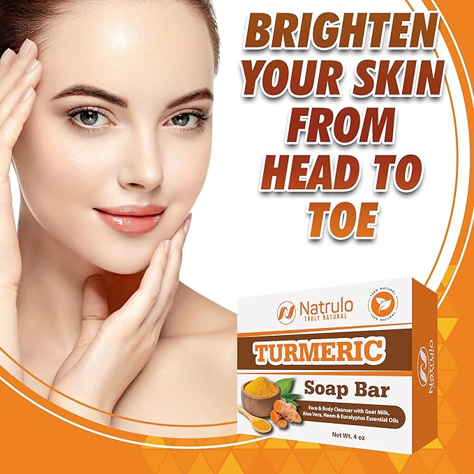 Turmeric Soap Bar for Face & 4oz