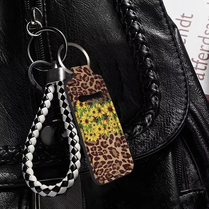 Cheetah Leopard Sunflower Print Lipstick Holder Girls